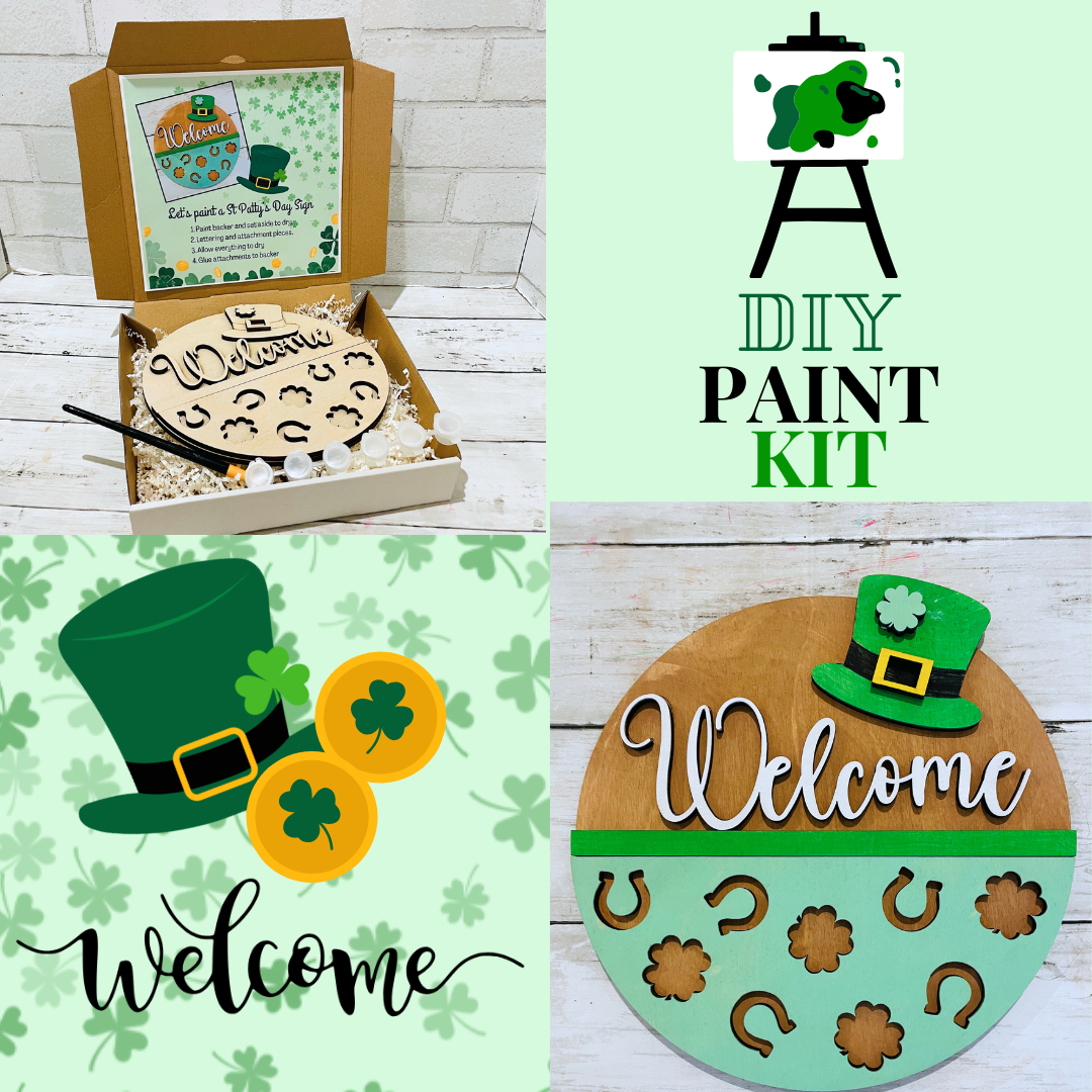 Welcome St. Patty's Day DIY Craft Box