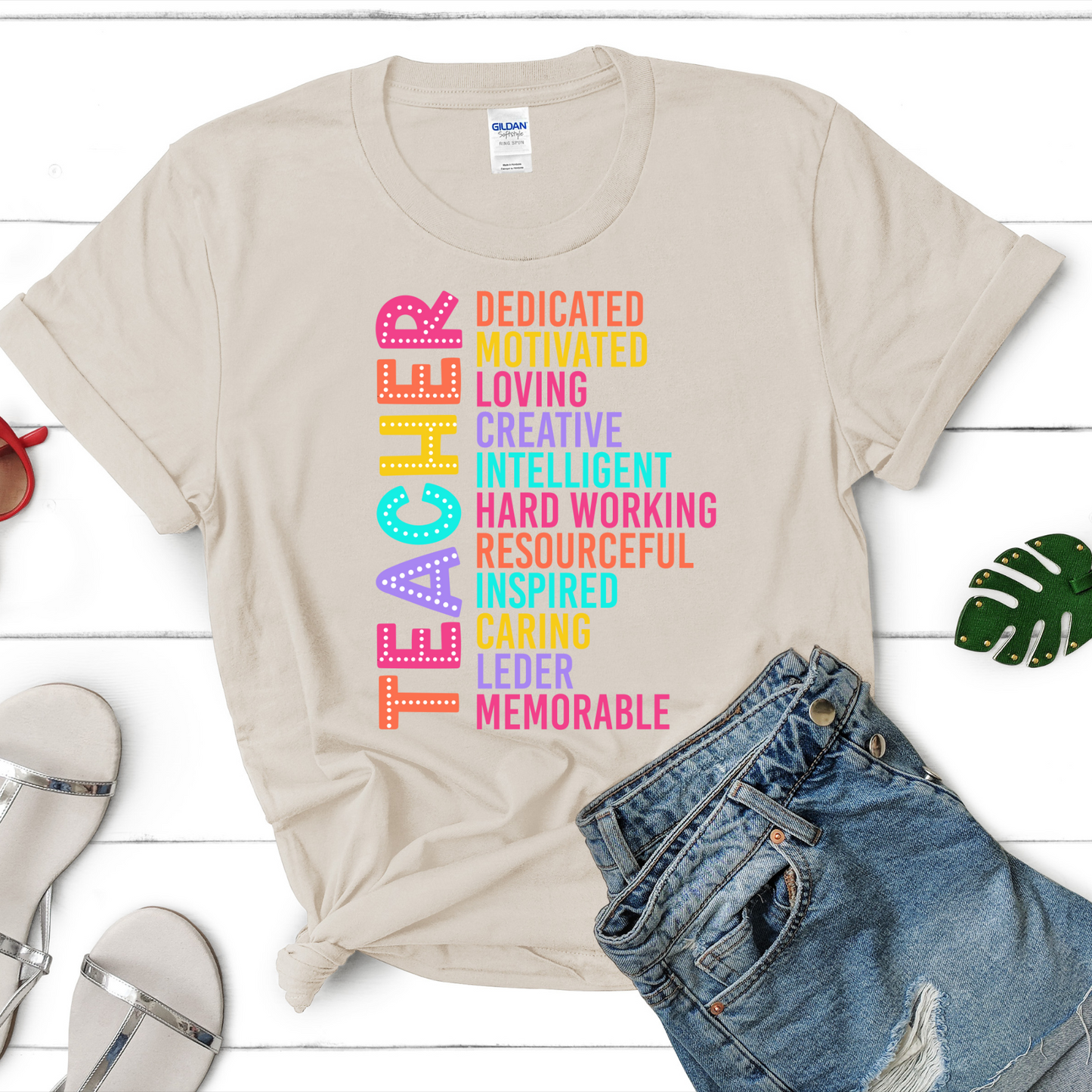 Bright Teacher Acronym T-Shirt |  Inspirational Tee