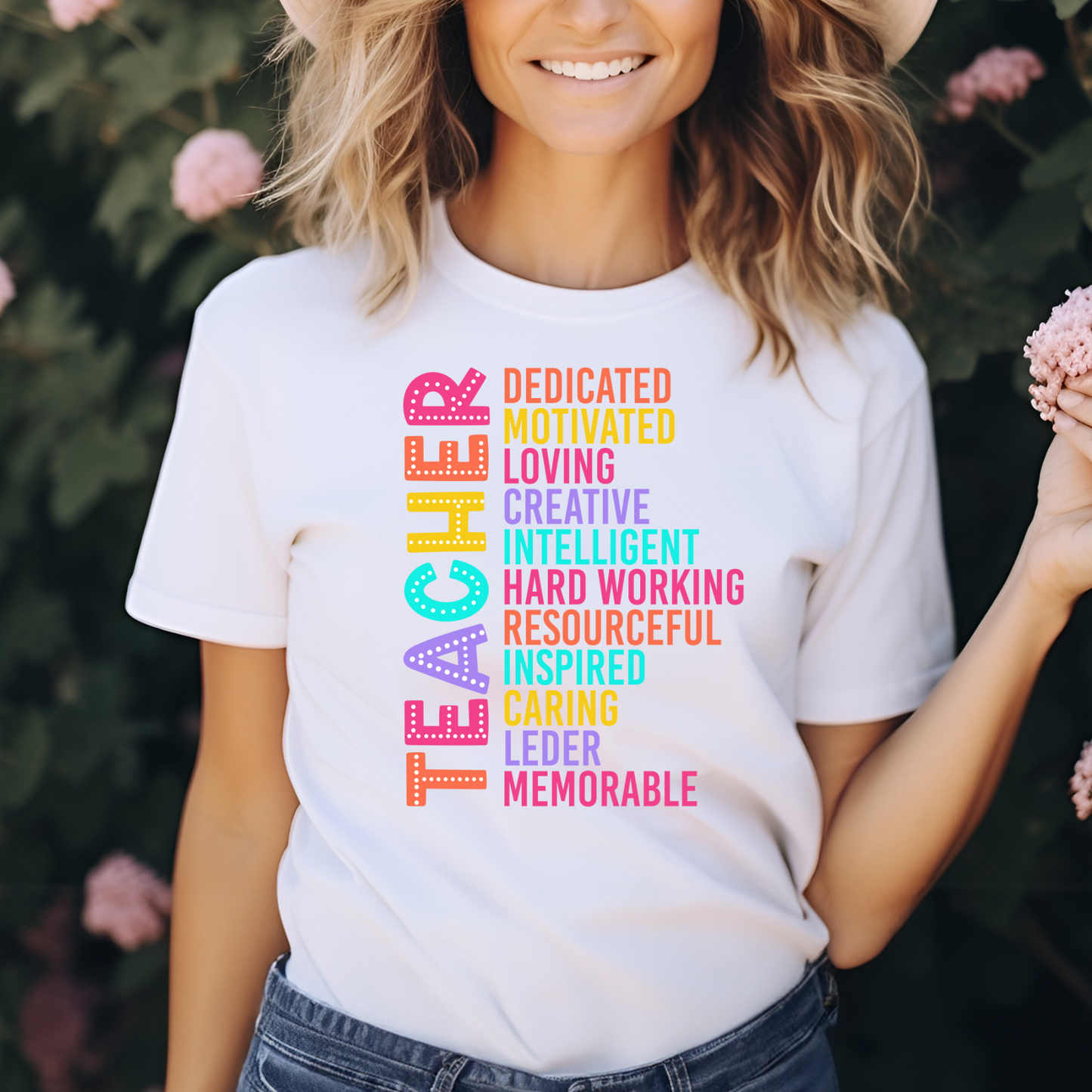 Bright Teacher Acronym T-Shirt |  Inspirational Tee