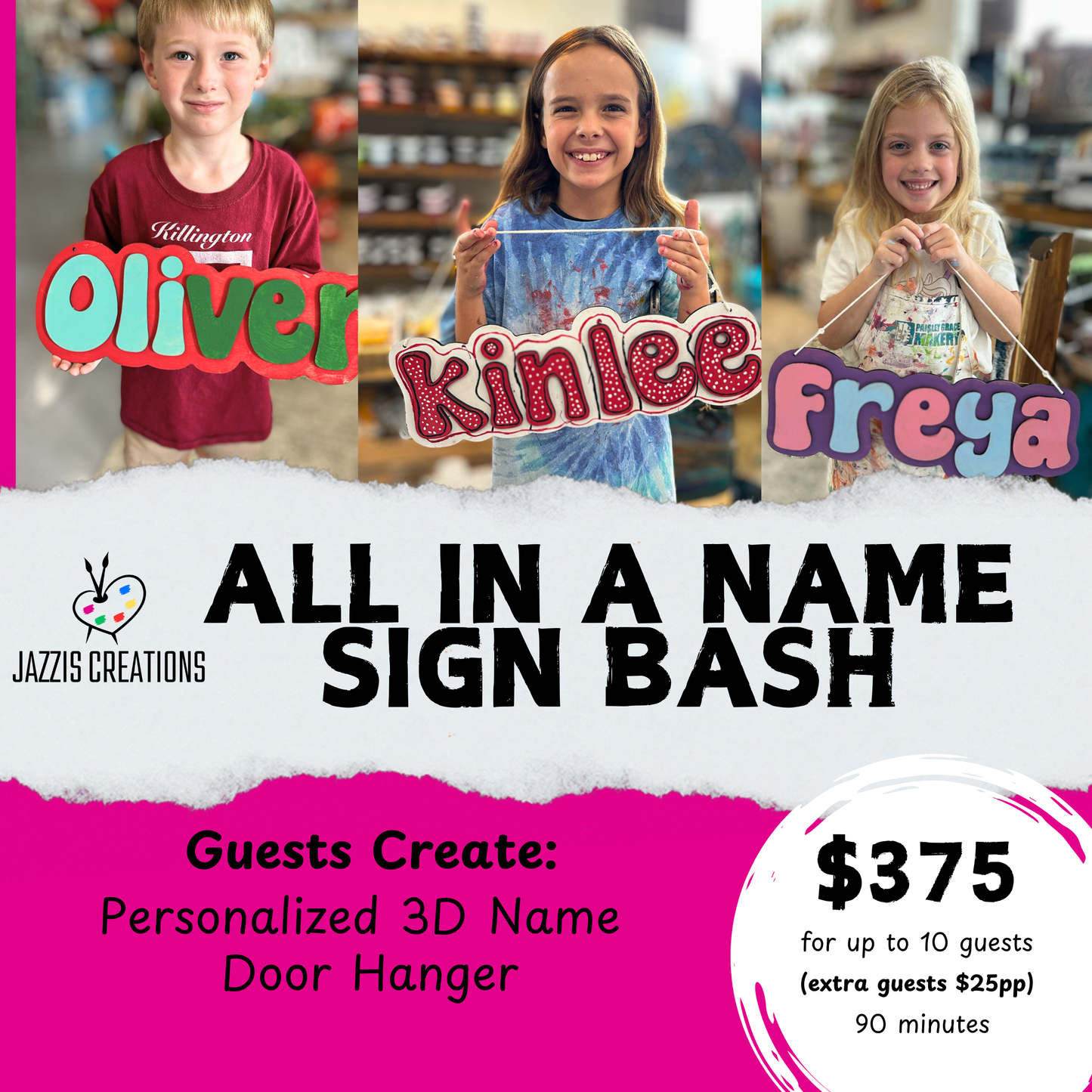 All In A Name Sign Bash