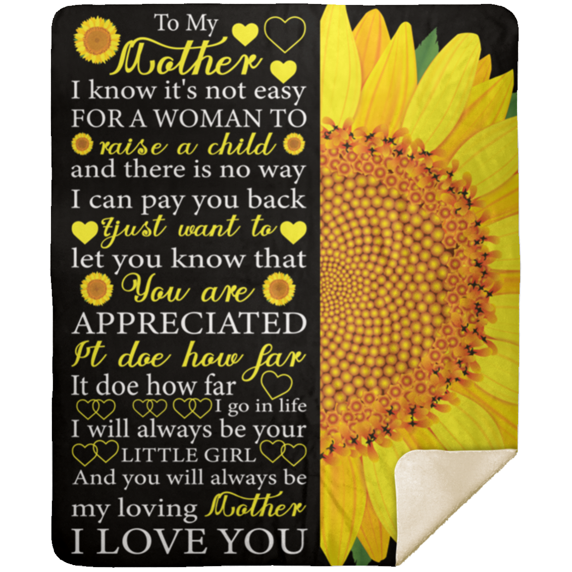 To My Mom | Sunflower Blanket