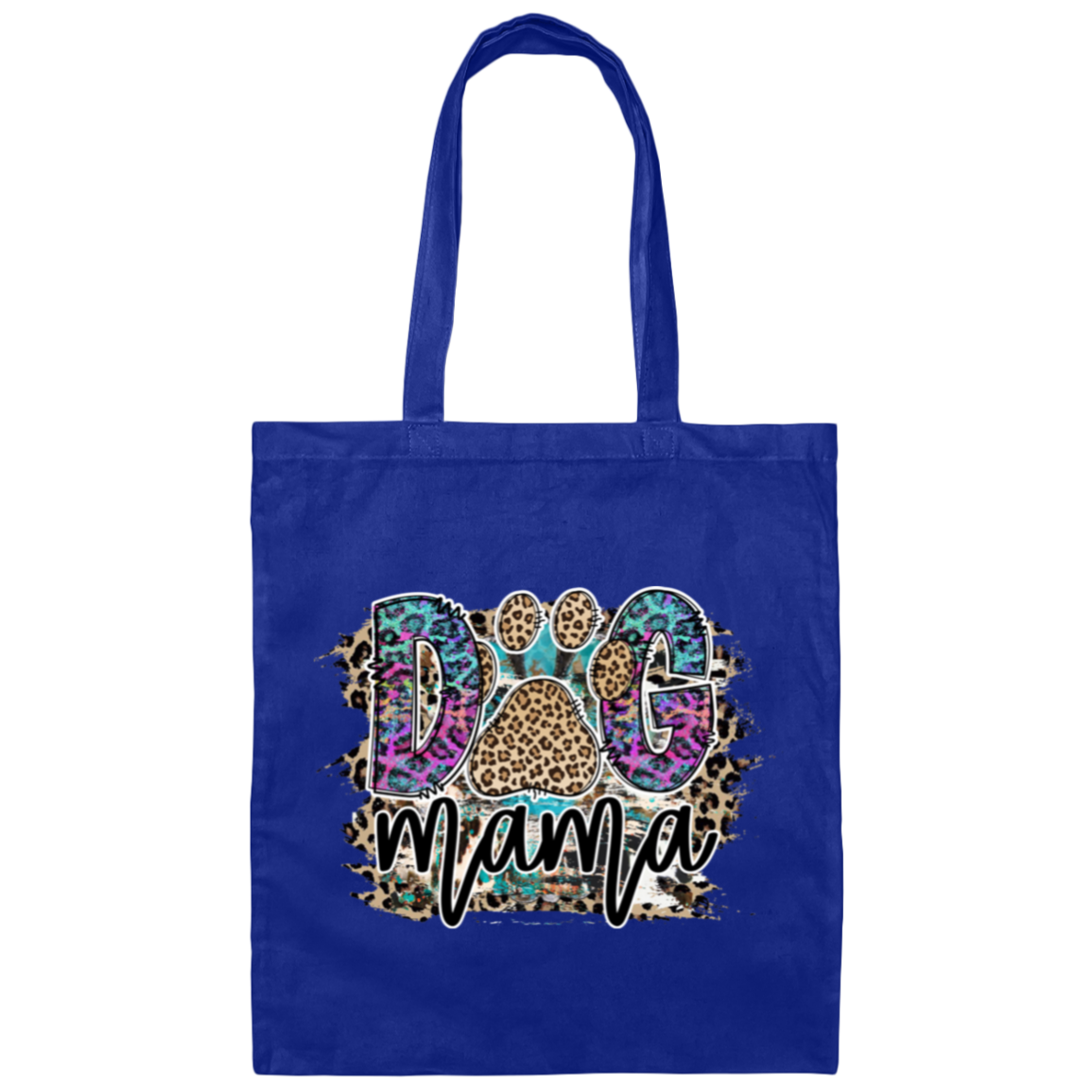 Dog Mama Canvas Tote Bag