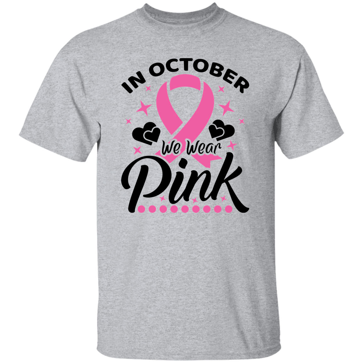 In October We Wear Pink T-Shirt