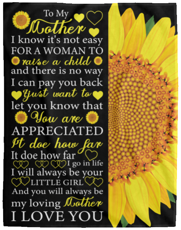 To My Mom | Sunflower Blanket
