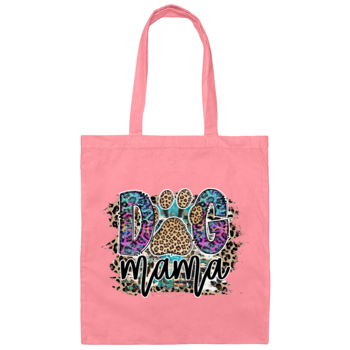 Dog Mama Canvas Tote Bag
