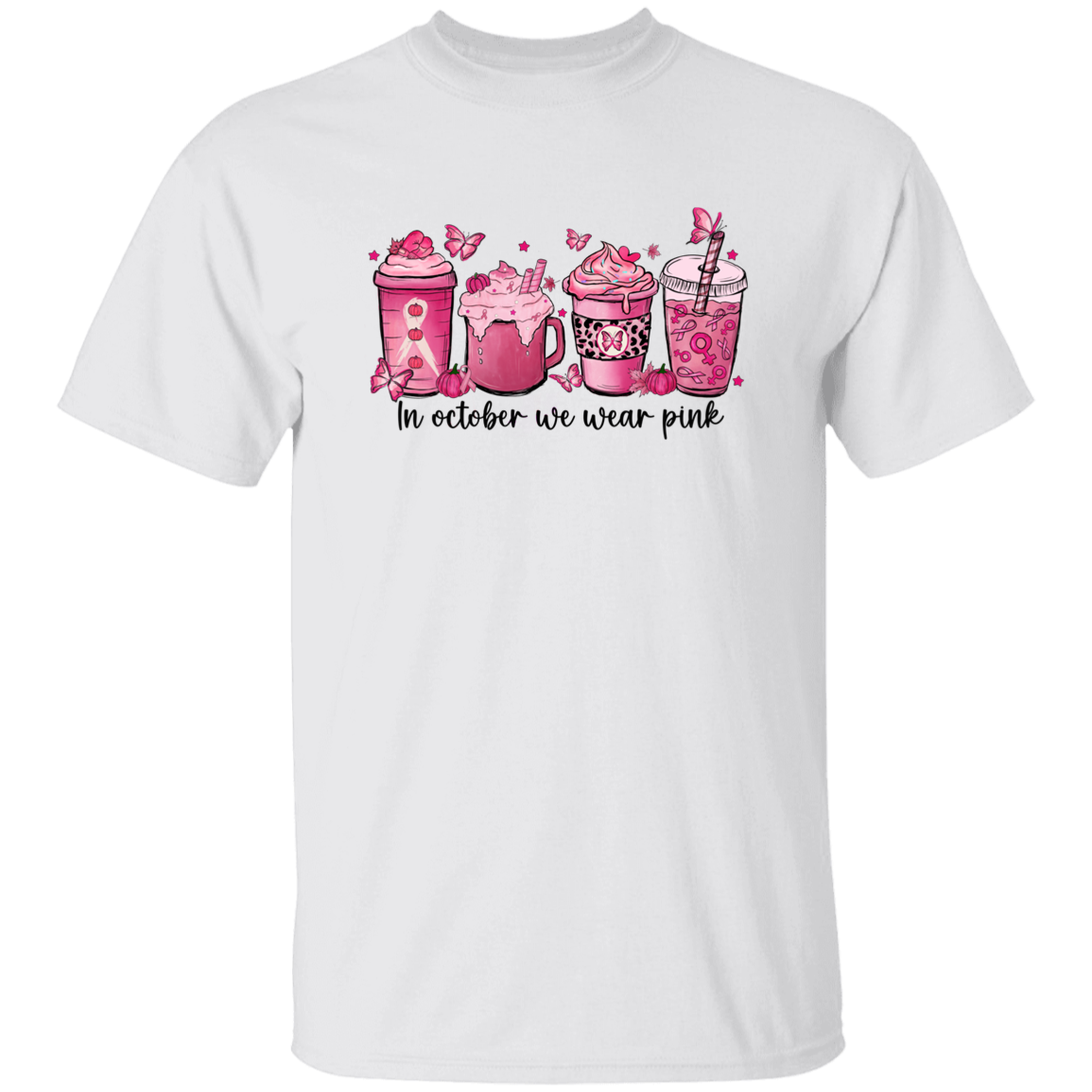 In October We Wear Pink T-Shirt