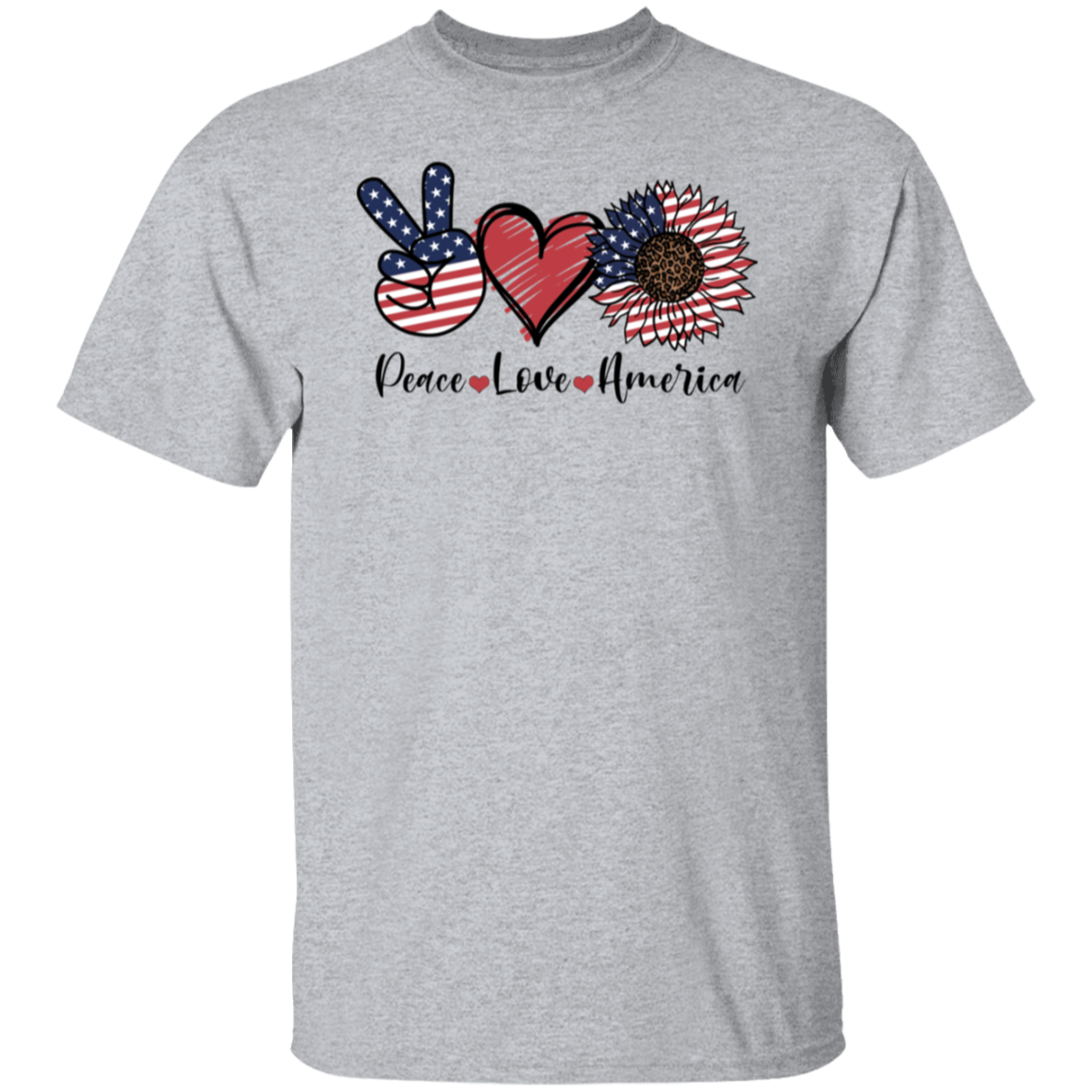 Peace Love America T-Shirt