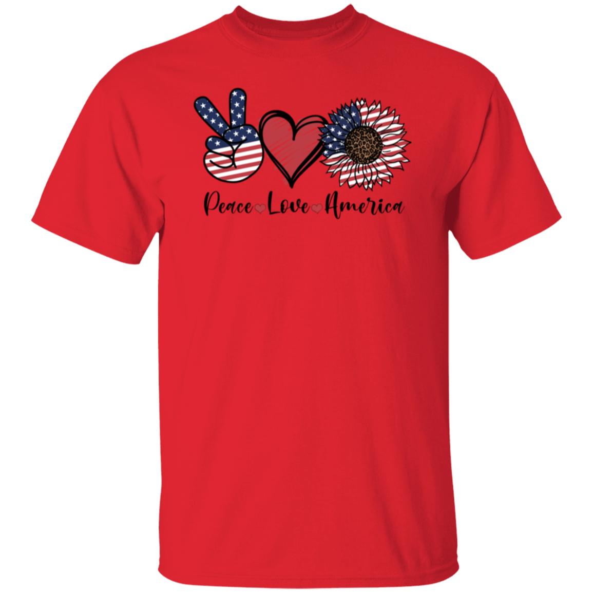 Peace Love America T-Shirt