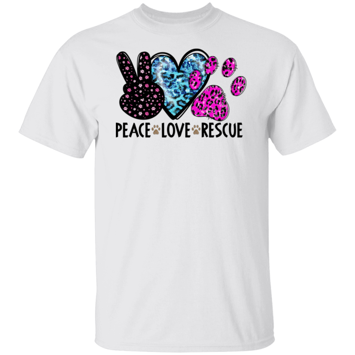 Peace Love Rescue T-Shirt