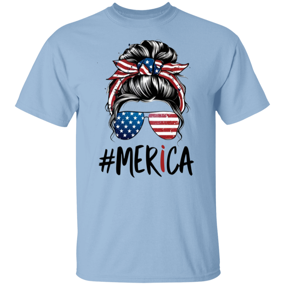 Messy Bun #Merica T-Shirt