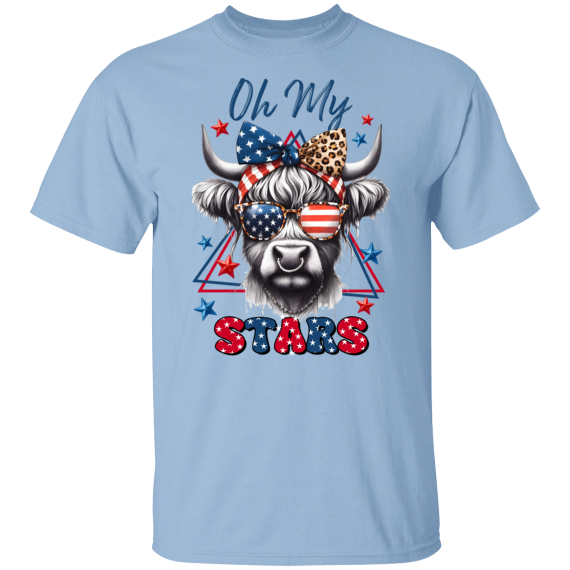 Highland Cow (2) 4th of July T-Shirt