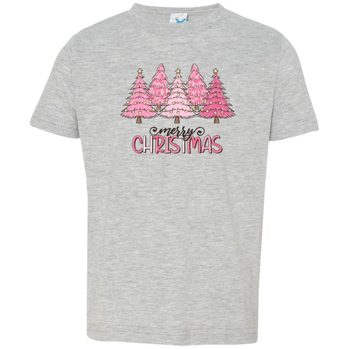 Merry Christmas Pink Trees T-Shirt