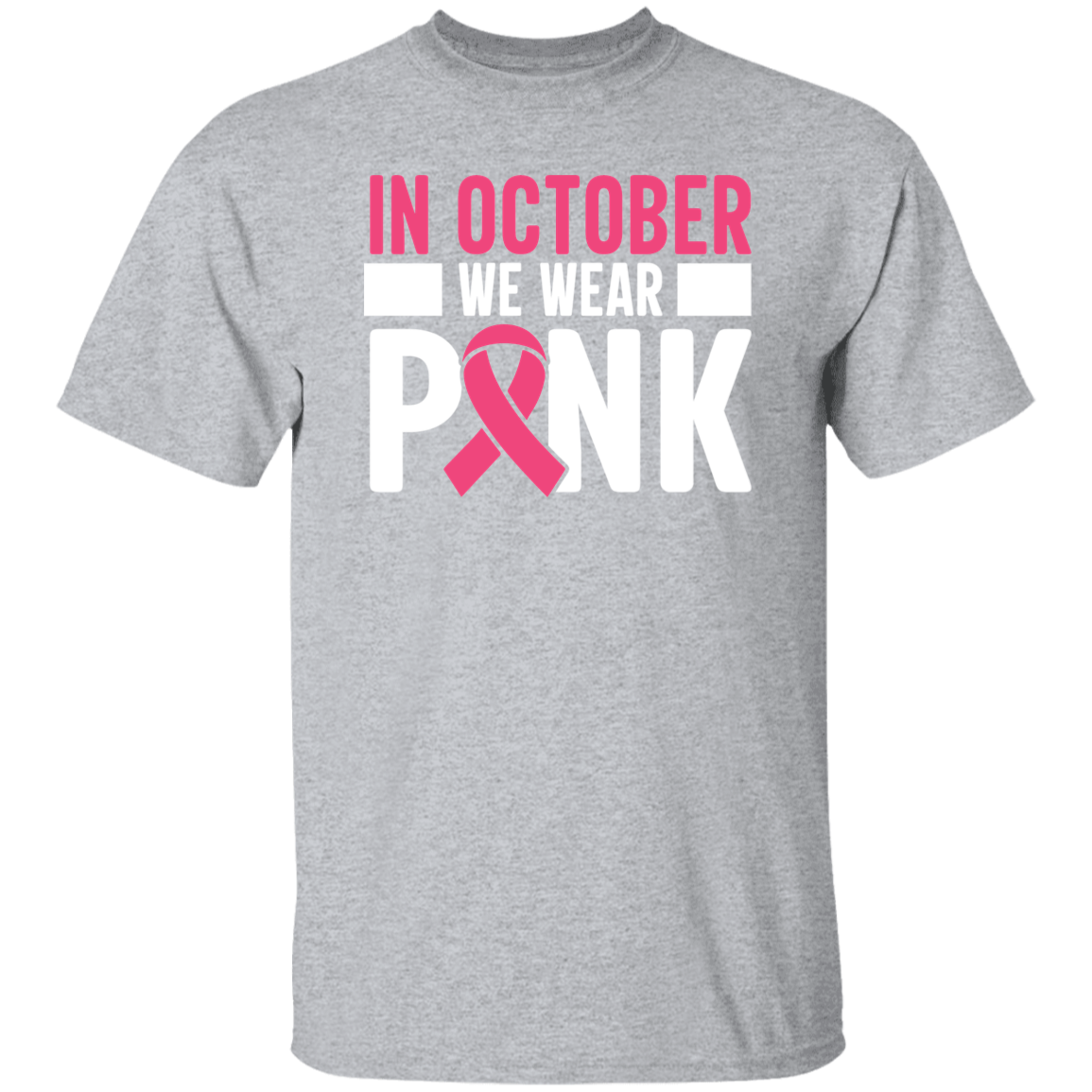 In October We Wear Pink T-Shirt