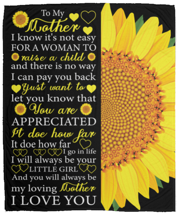 To My Mom | Sunflower Blanket