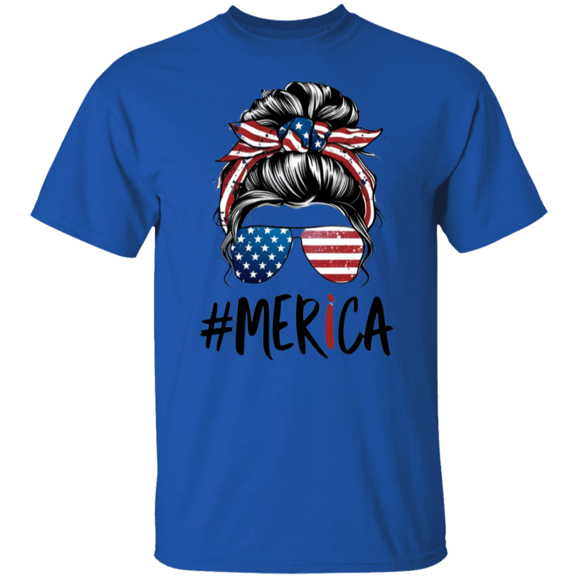 Messy Bun #Merica T-Shirt