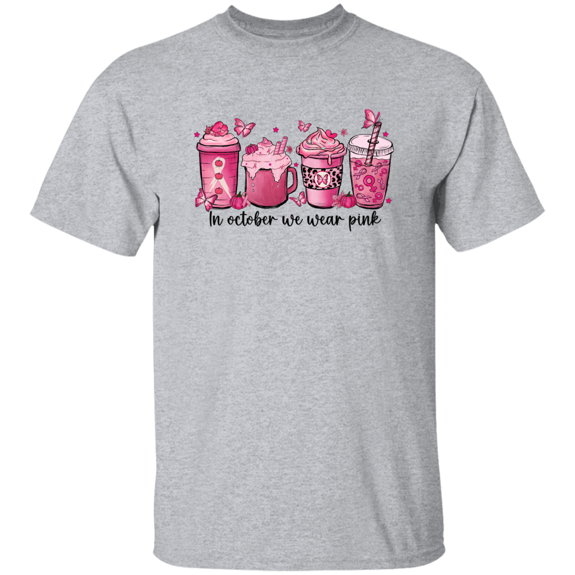 In October We Wear Pink T-Shirt