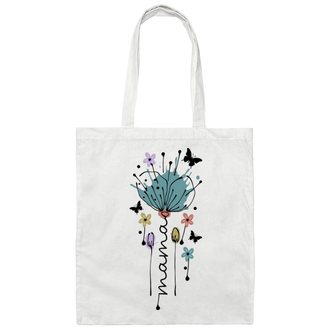 Mama Flower Tote Bag
