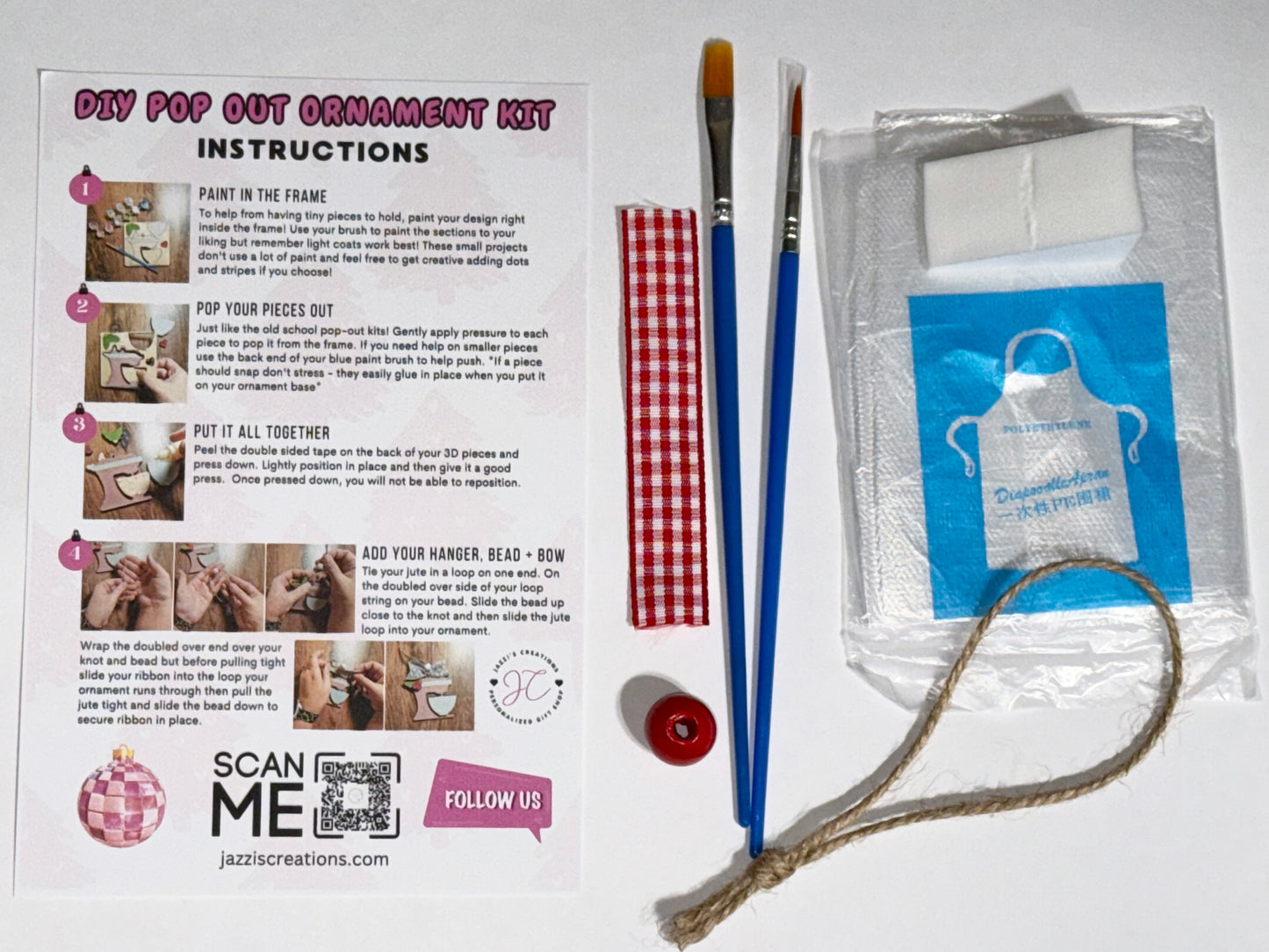 Stocking Pop Out Ornament Kit
