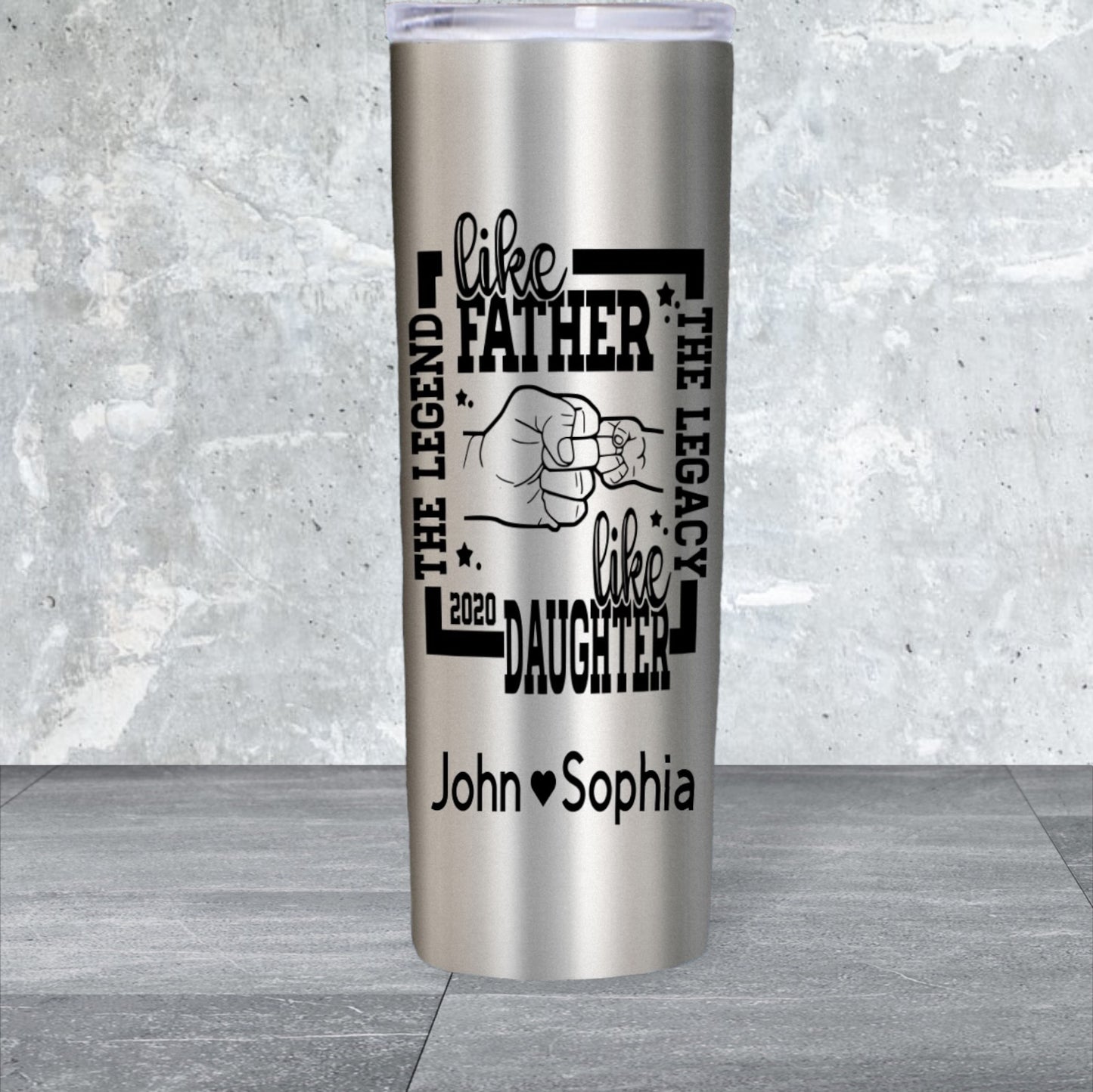 Like Father Like Daughter Tumbler