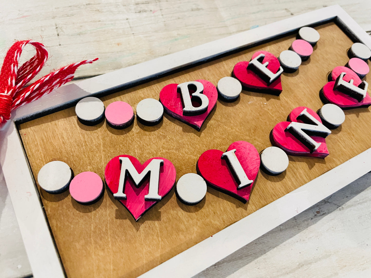 "Be Mine" Valentine Sign DIY Craft Kit
