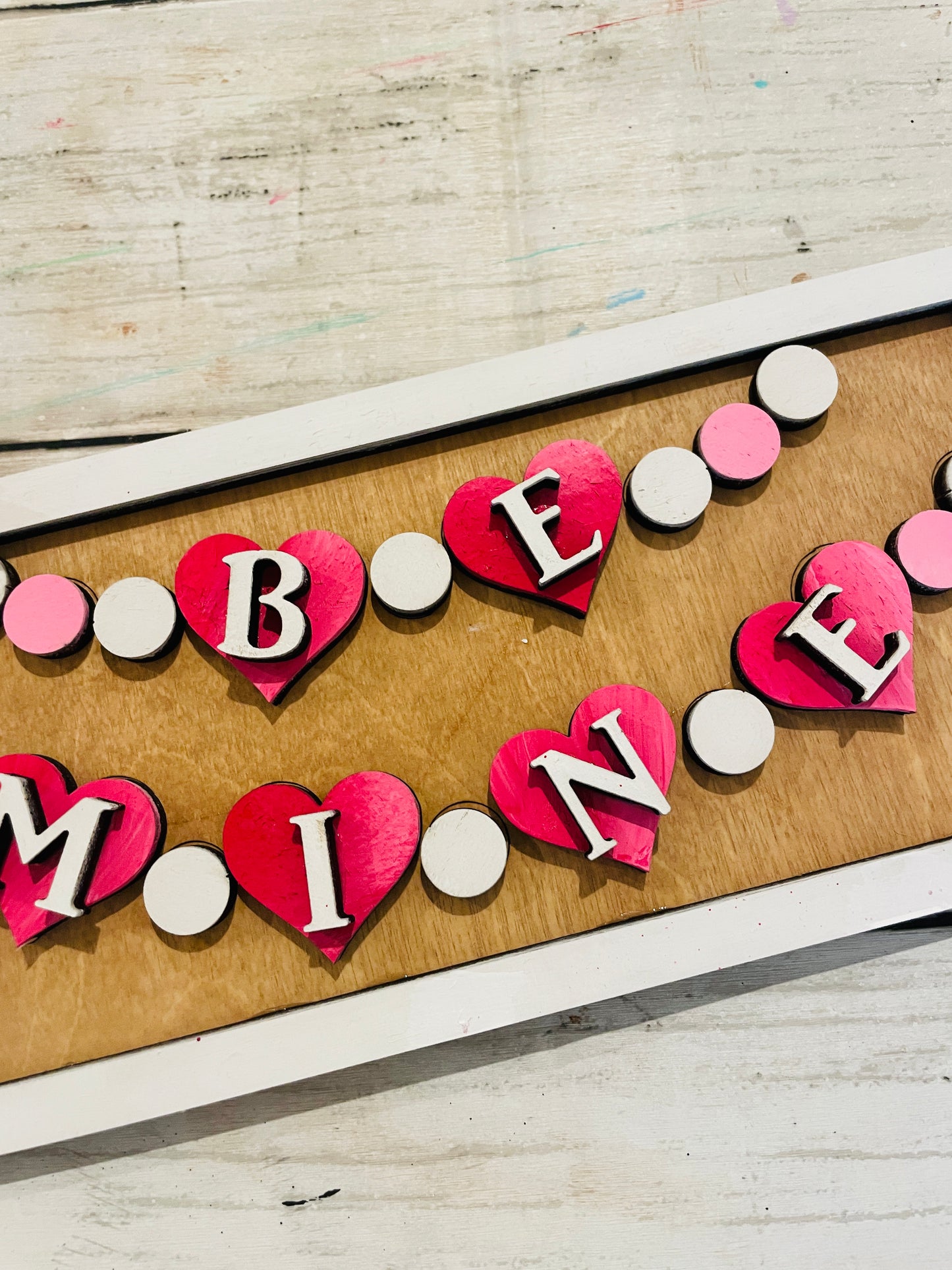 "Be Mine" Valentine Sign DIY Craft Kit