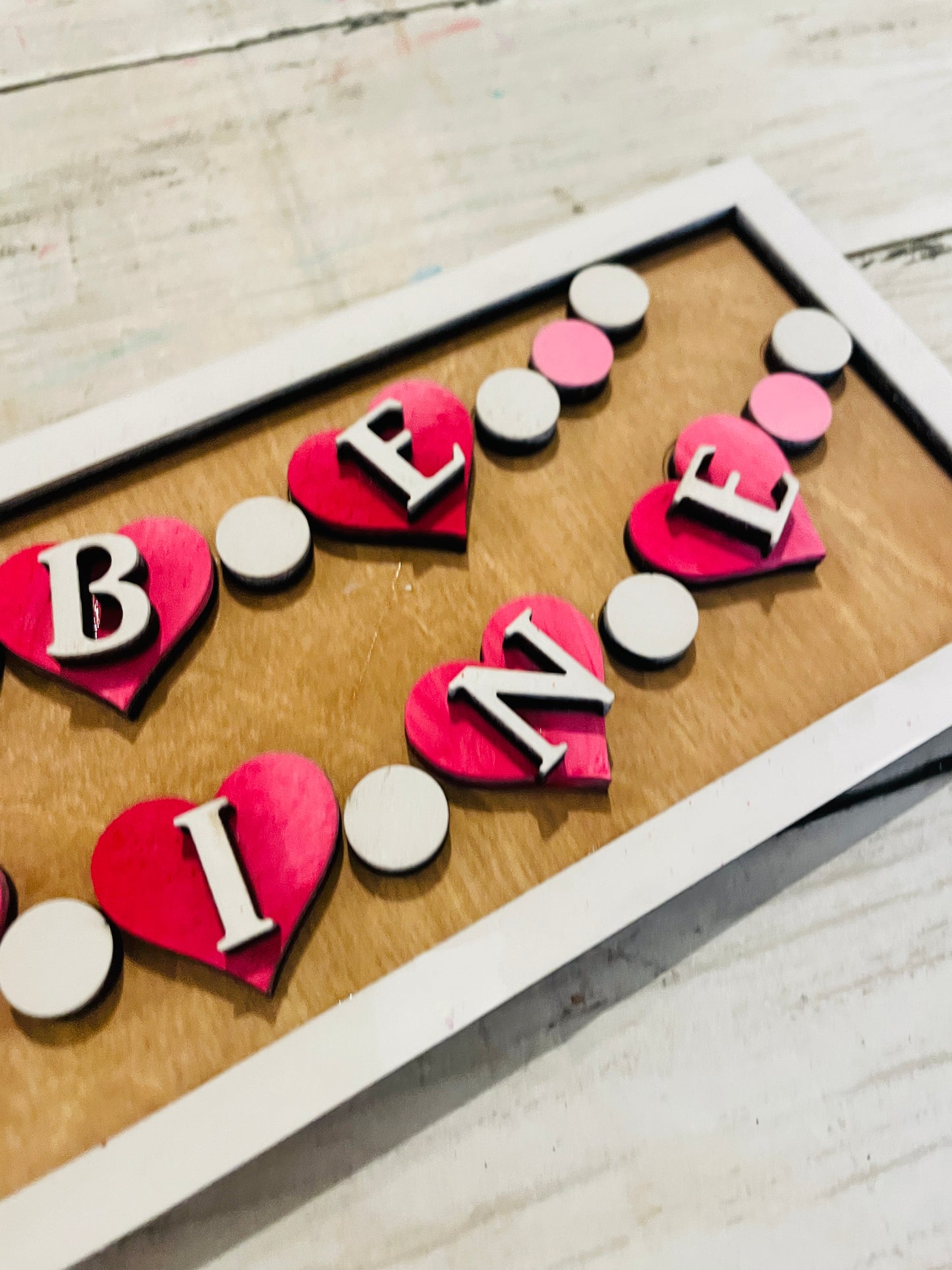 "Be Mine" Valentine Sign DIY Craft Kit