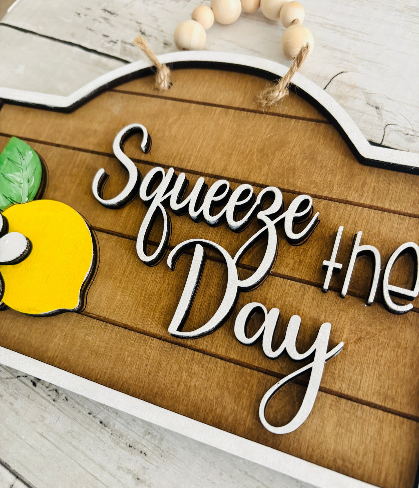 Squeeze the Day – Lemon Summer Sign DIY Craft Kit for Kids