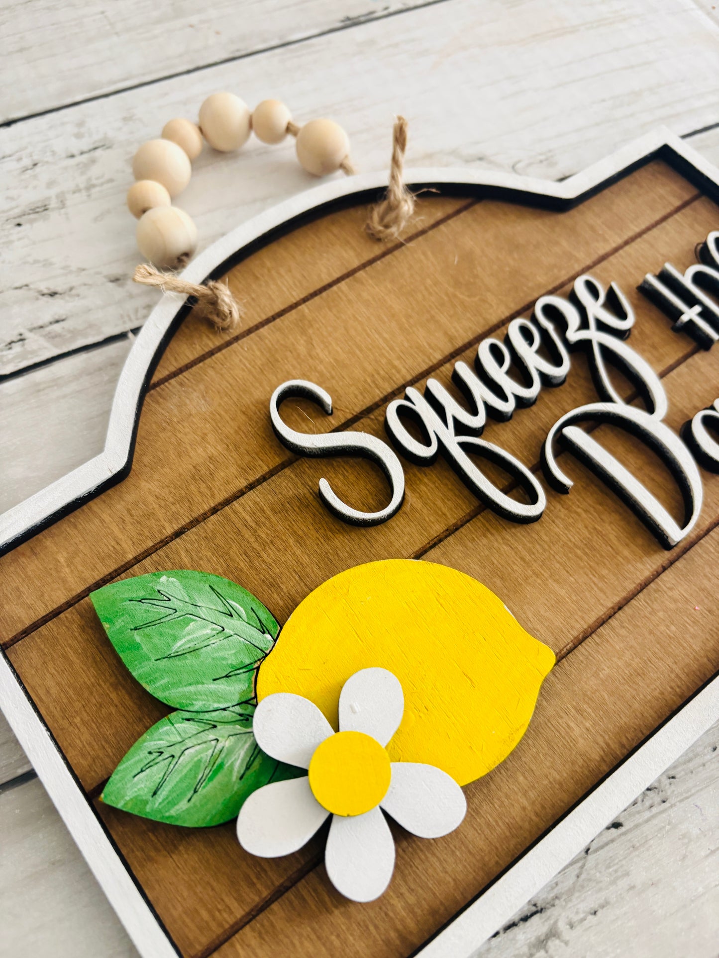Squeeze the Day – Lemon Summer Sign DIY Craft Kit for Kids