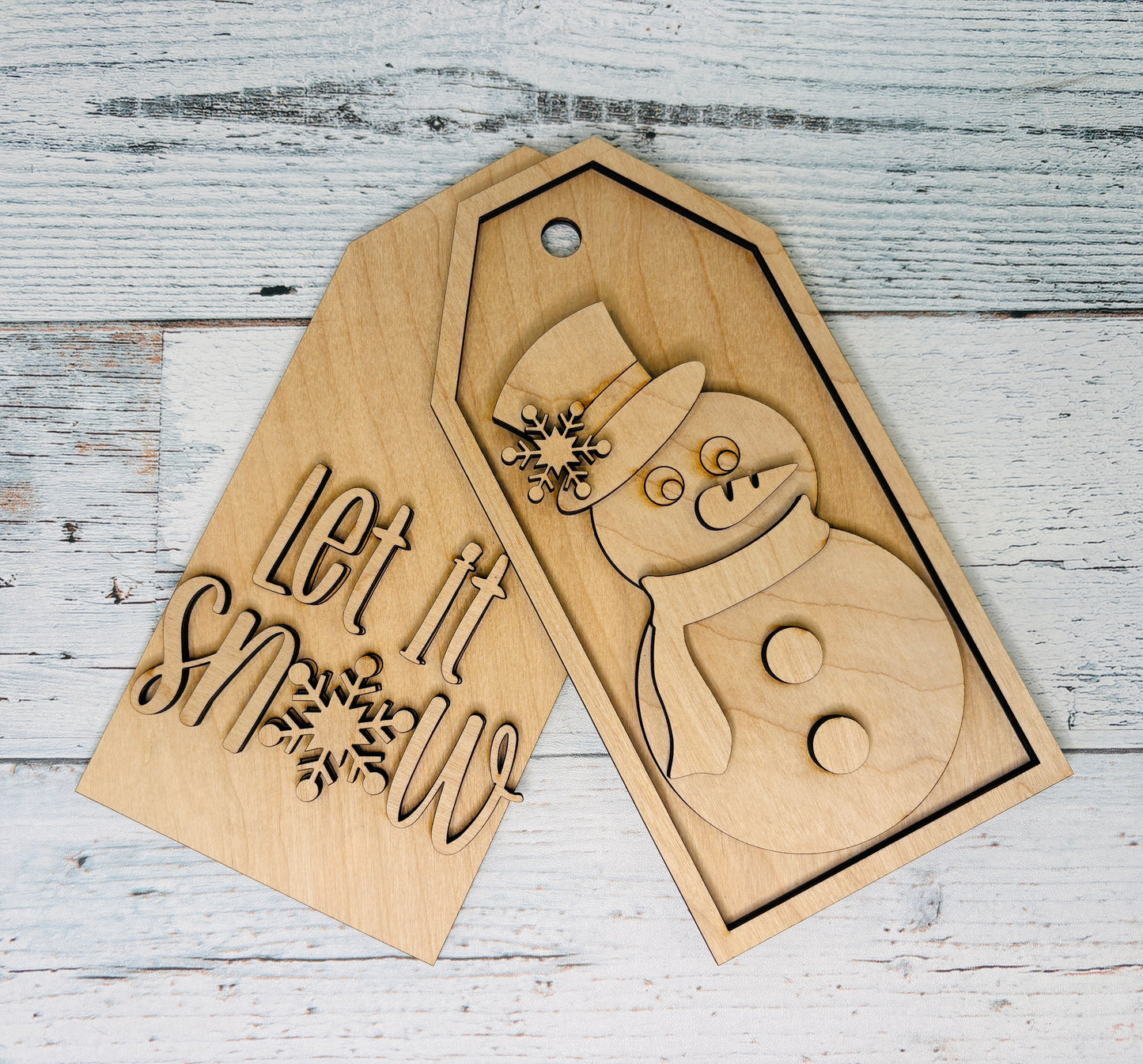 Snowman Tag Bundle DIY Craft Kit