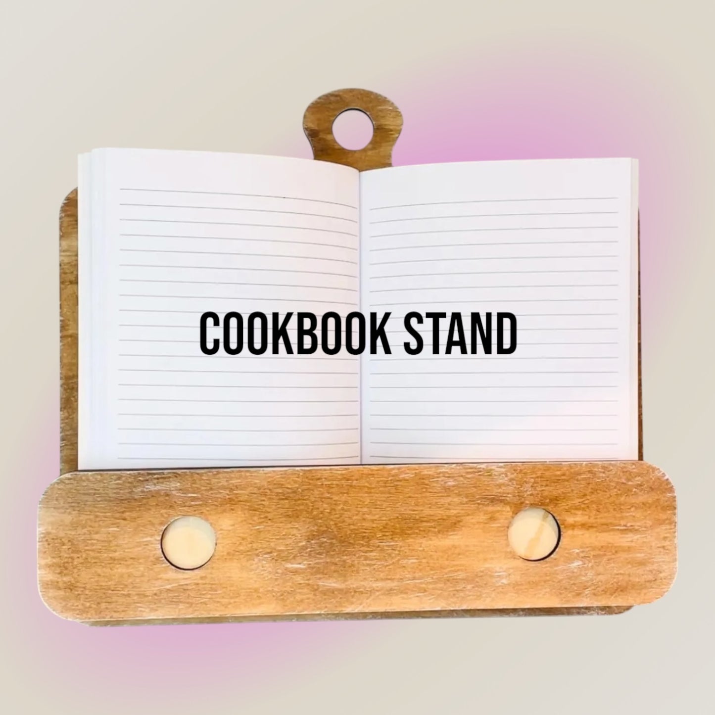 Mother's Day DIY Cookbook Stand Insert | Gift Kit for Cookbook Stand