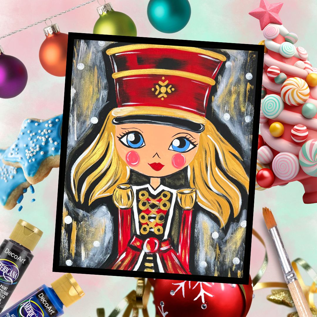 DIY Canvas Paint Party Kit - Mrs. Nutcracker