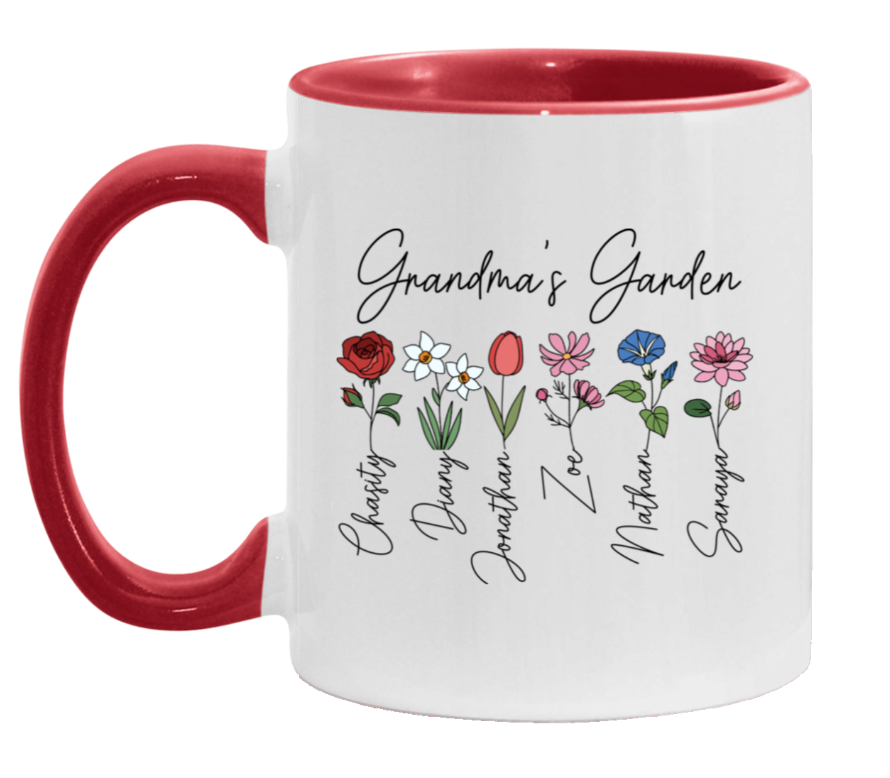 Grandma's Garden Custom Mug