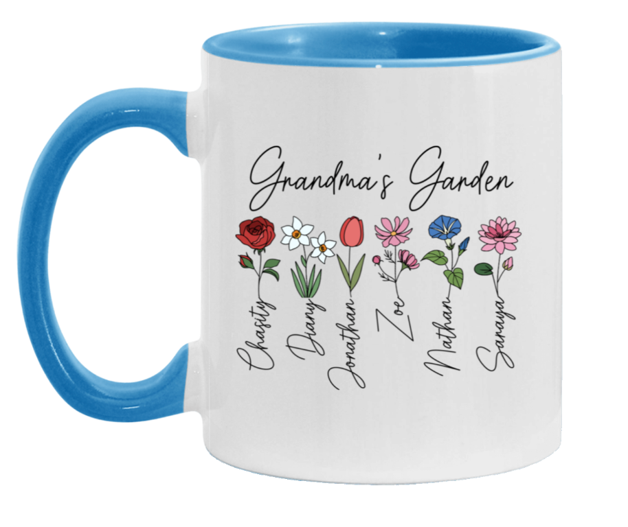 Grandma's Garden Custom Mug