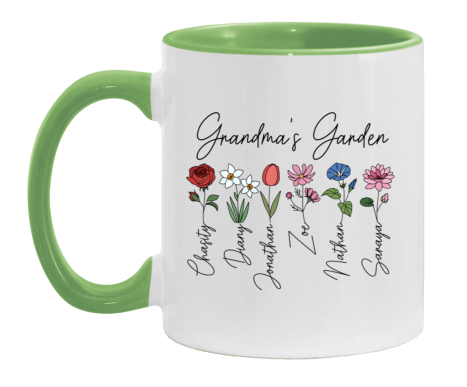 Grandma's Garden Custom Mug