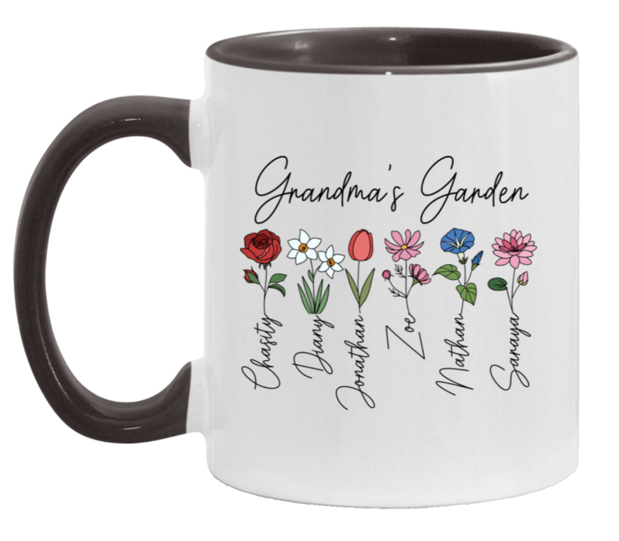 Grandma's Garden Custom Mug