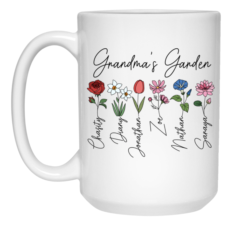 Grandma's Garden Custom Mug
