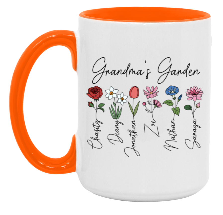 Grandma's Garden Custom Mug