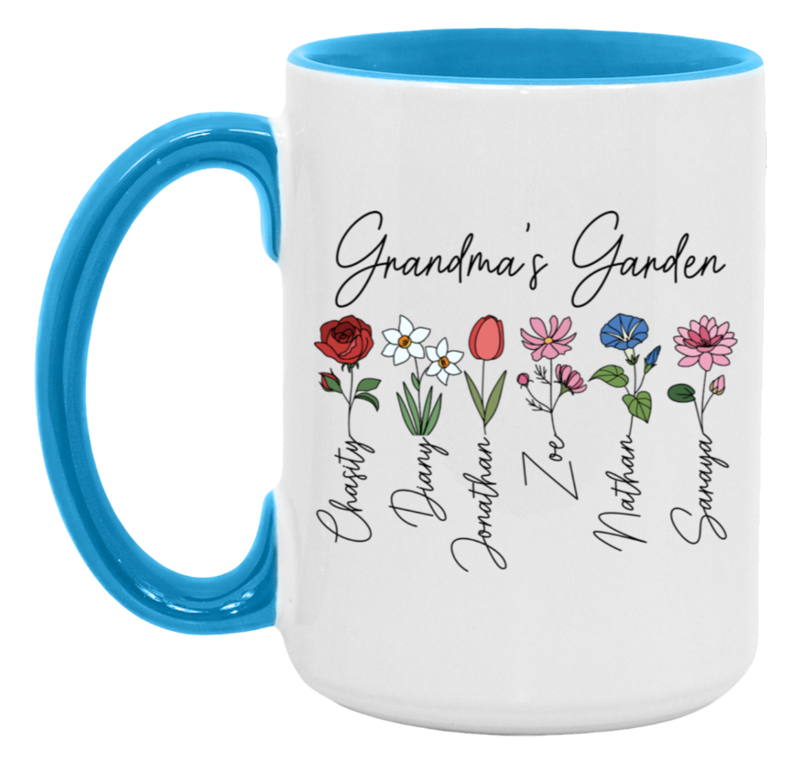 Grandma's Garden Custom Mug