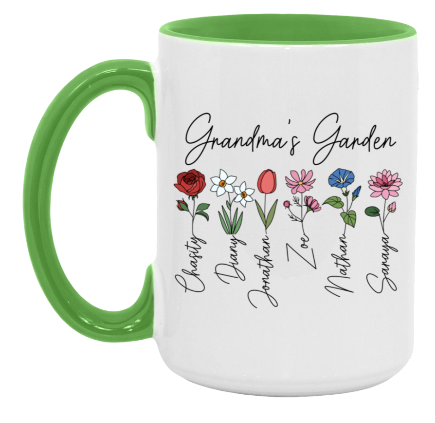 Grandma's Garden Custom Mug