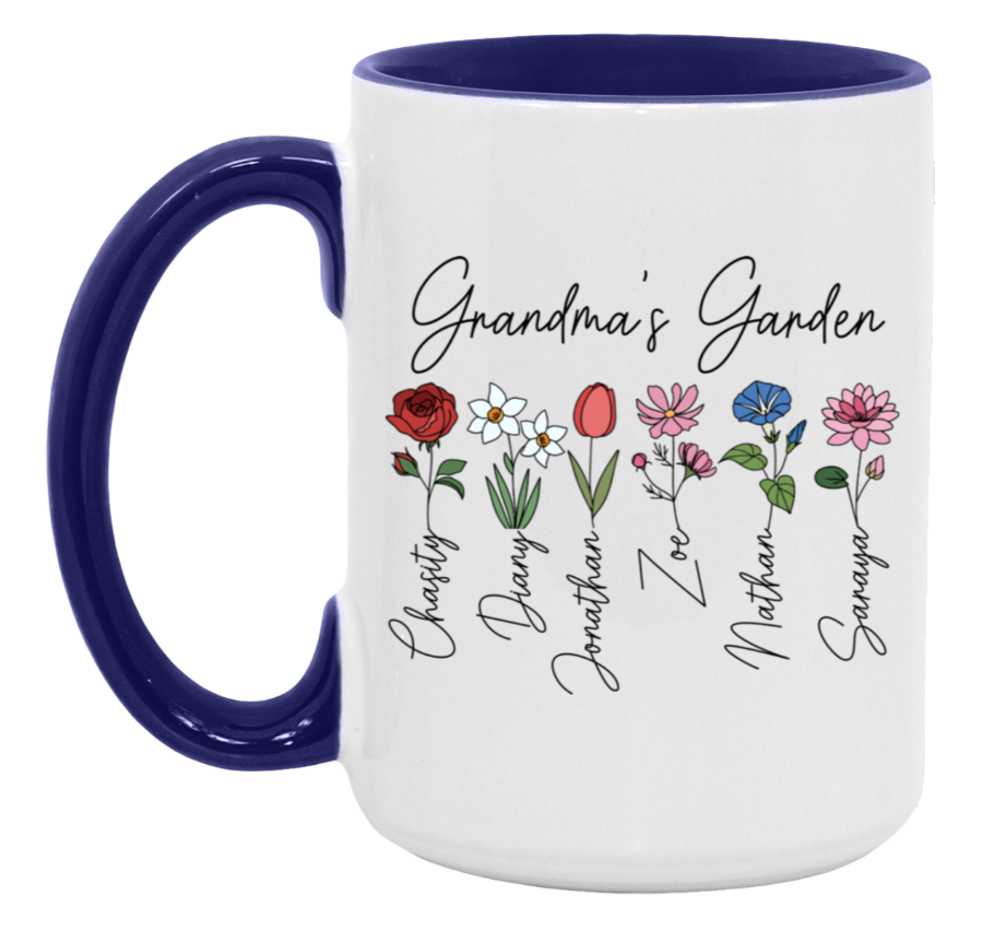Grandma's Garden Custom Mug