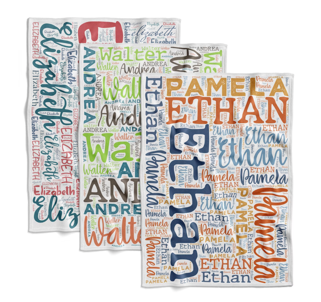 Personalized Name Blanket 1