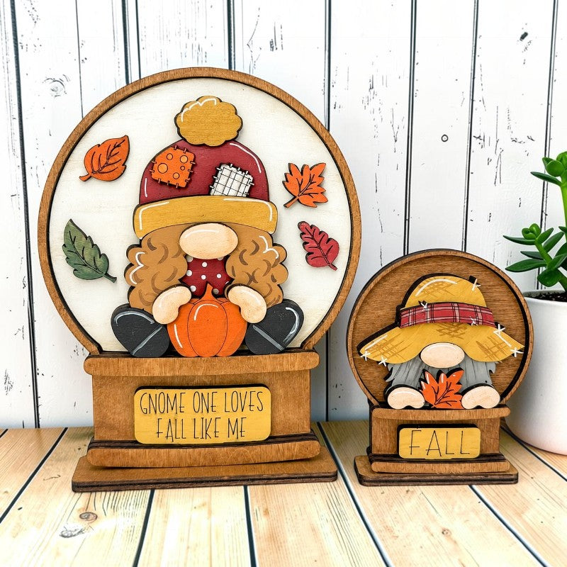 Fall Gnome Inserts for Interchangeable Globes | DIY Kit P1161
