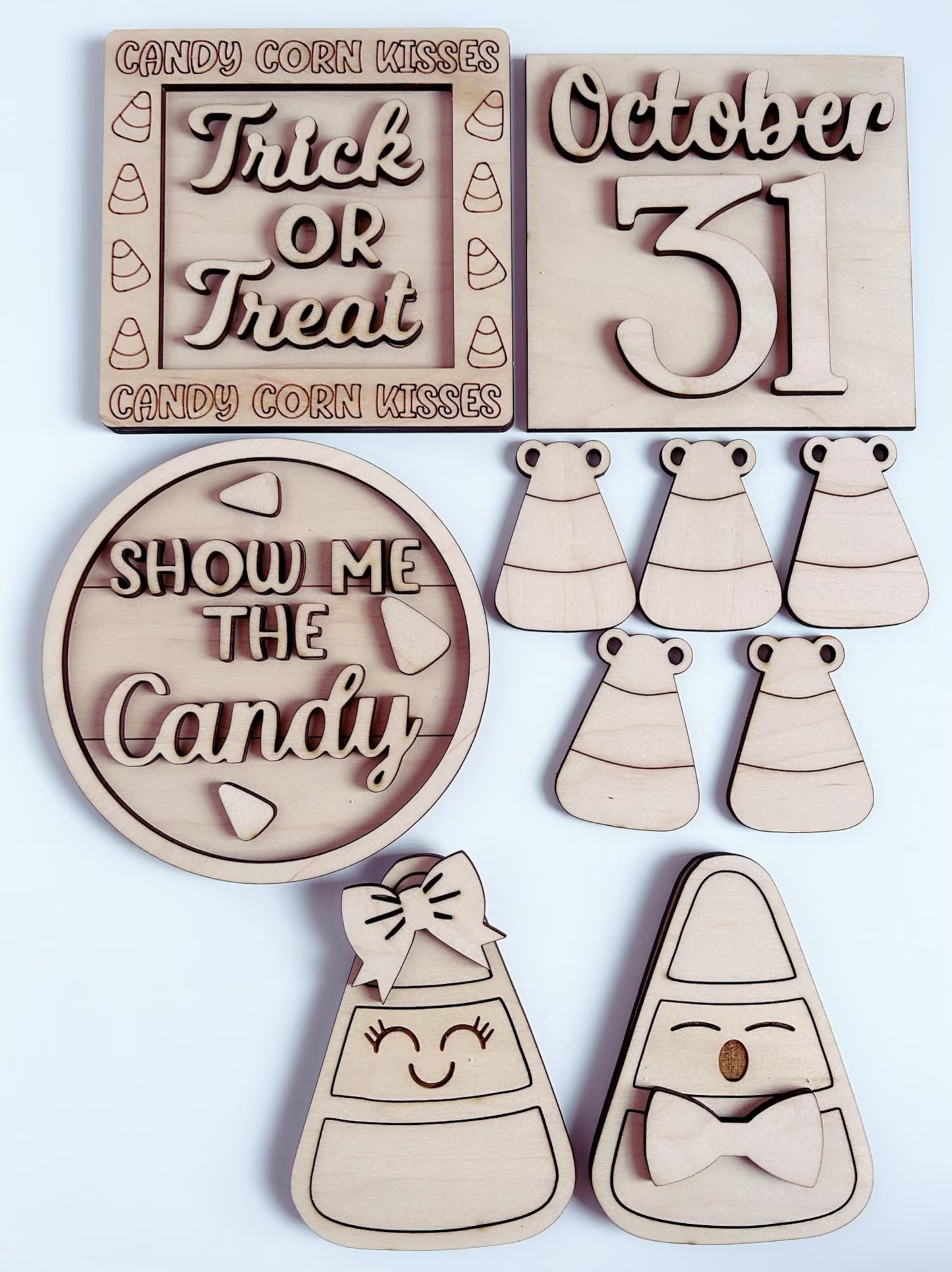 Candy Corn - DIY Tiered Tray Kit