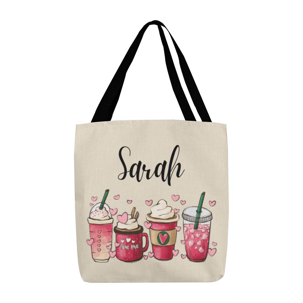 Personalized Coffee Tote Bag