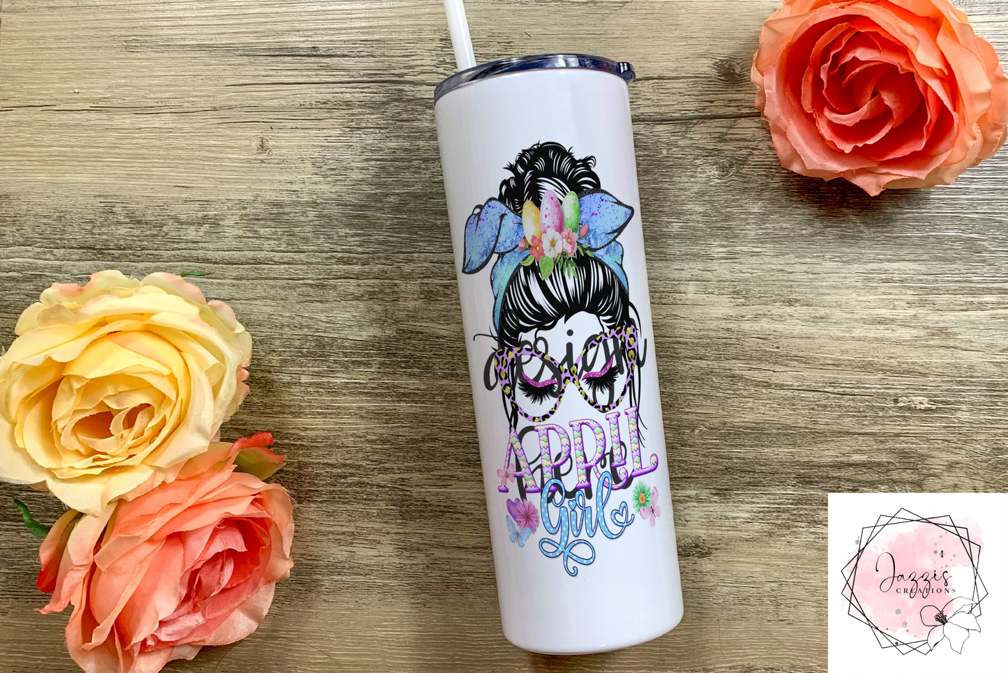 April Girl Tumbler