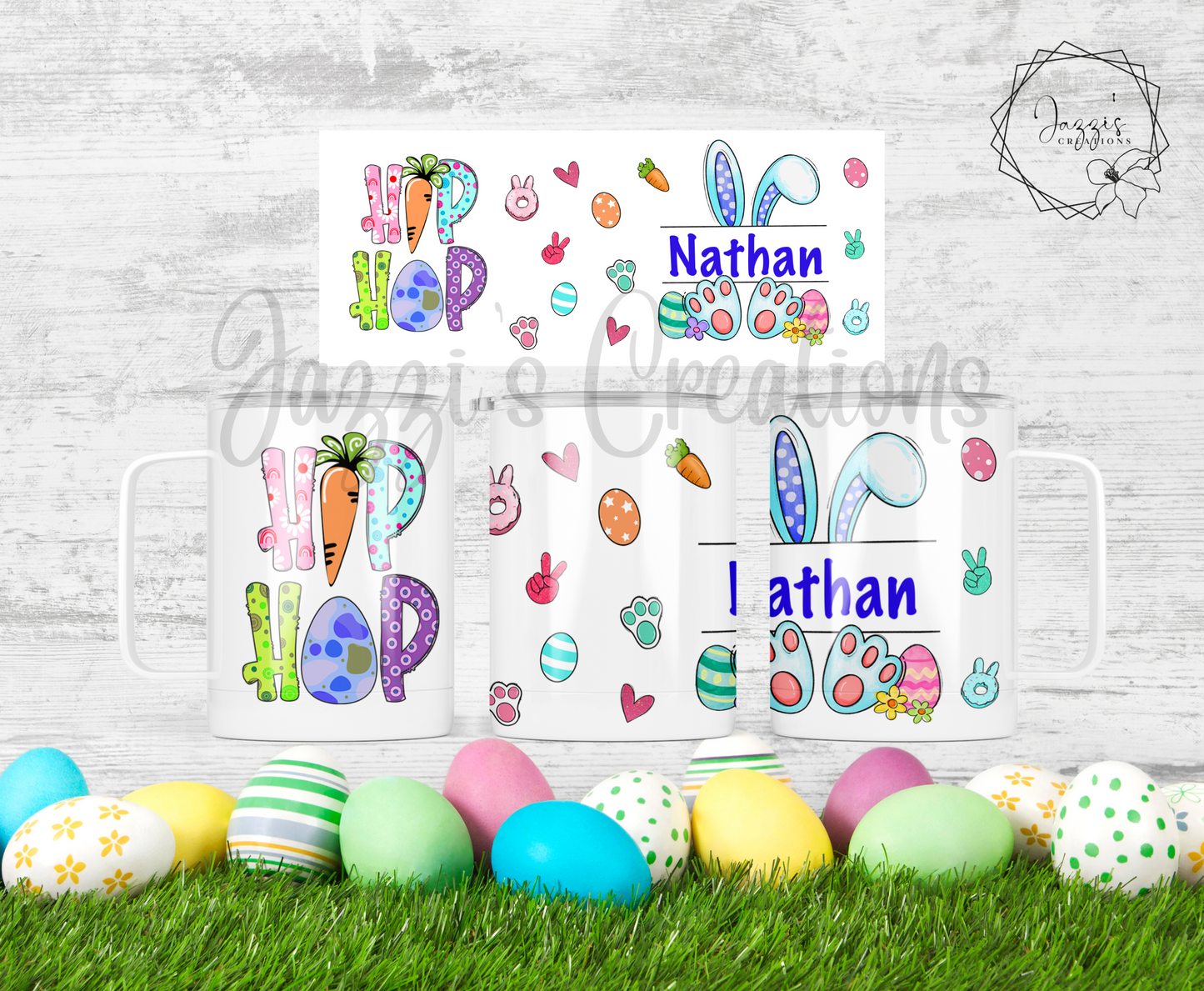 Easter Camping Mug - Boy Bunny