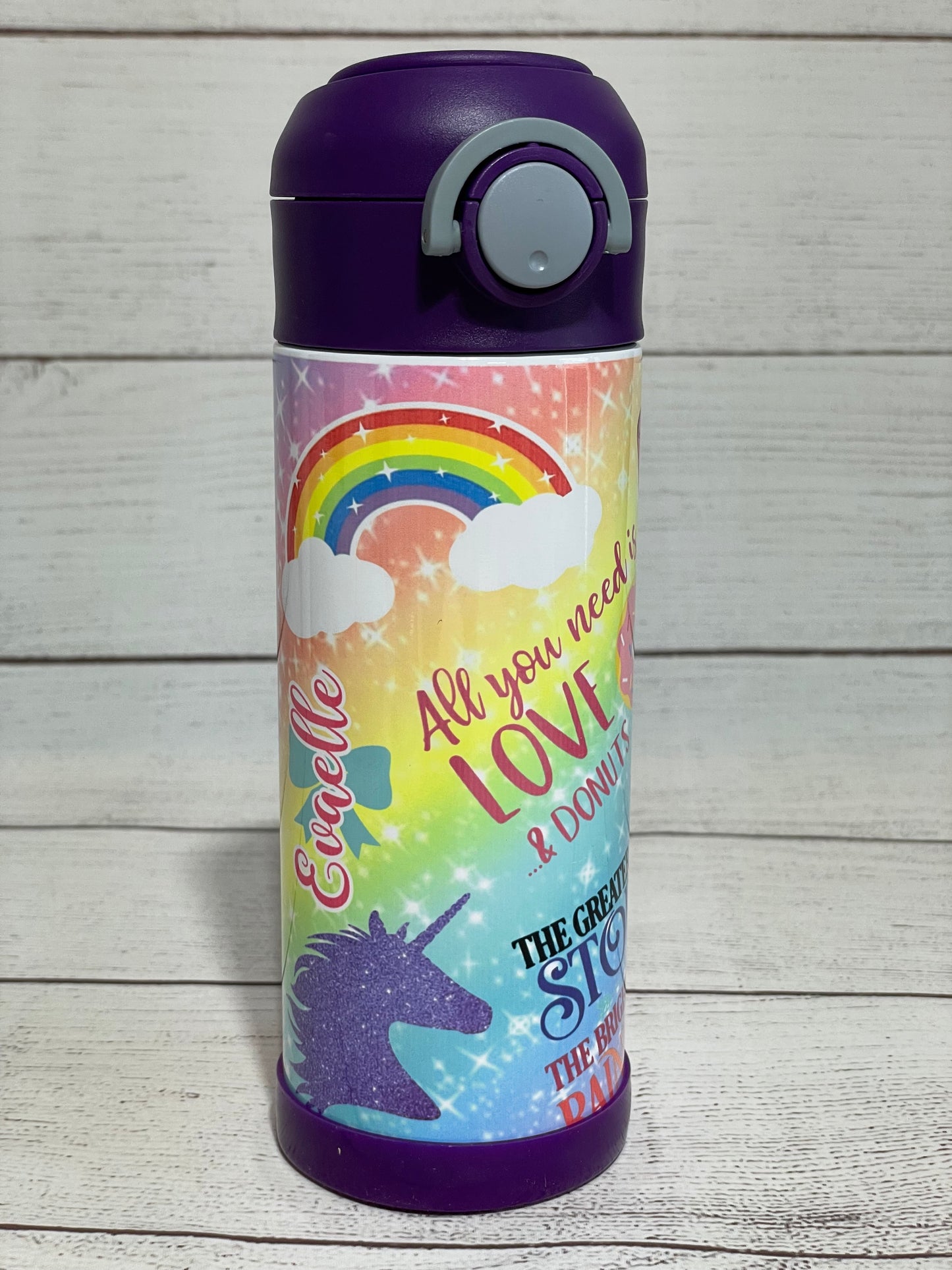 Rainbow Sparkle Kid Tumbler