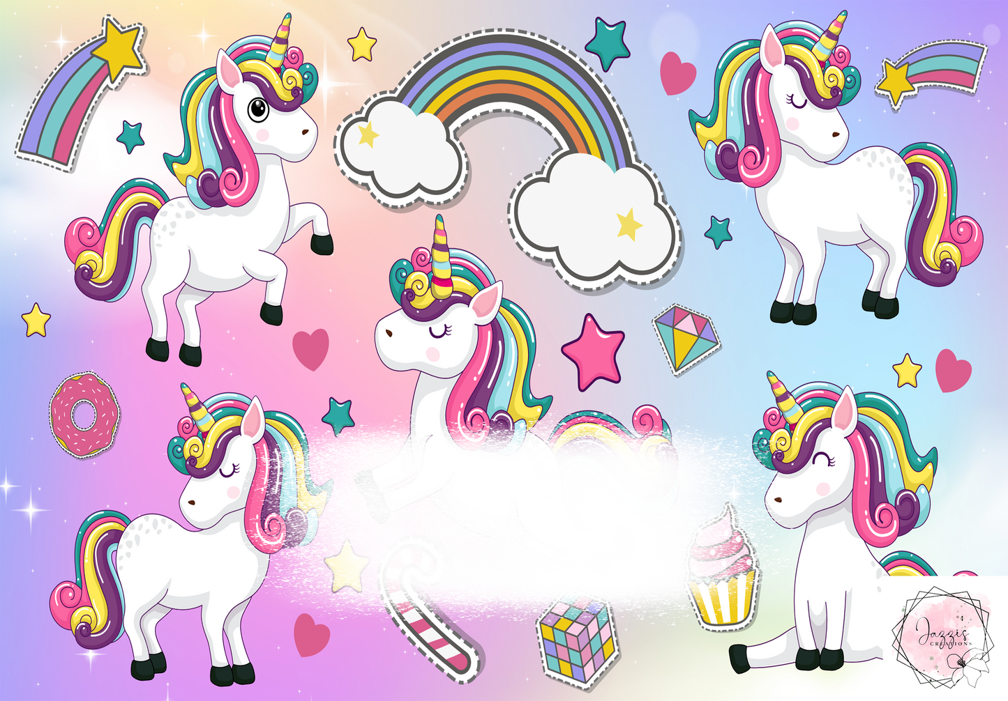 Unicorn Rainbow Kid Tumbler