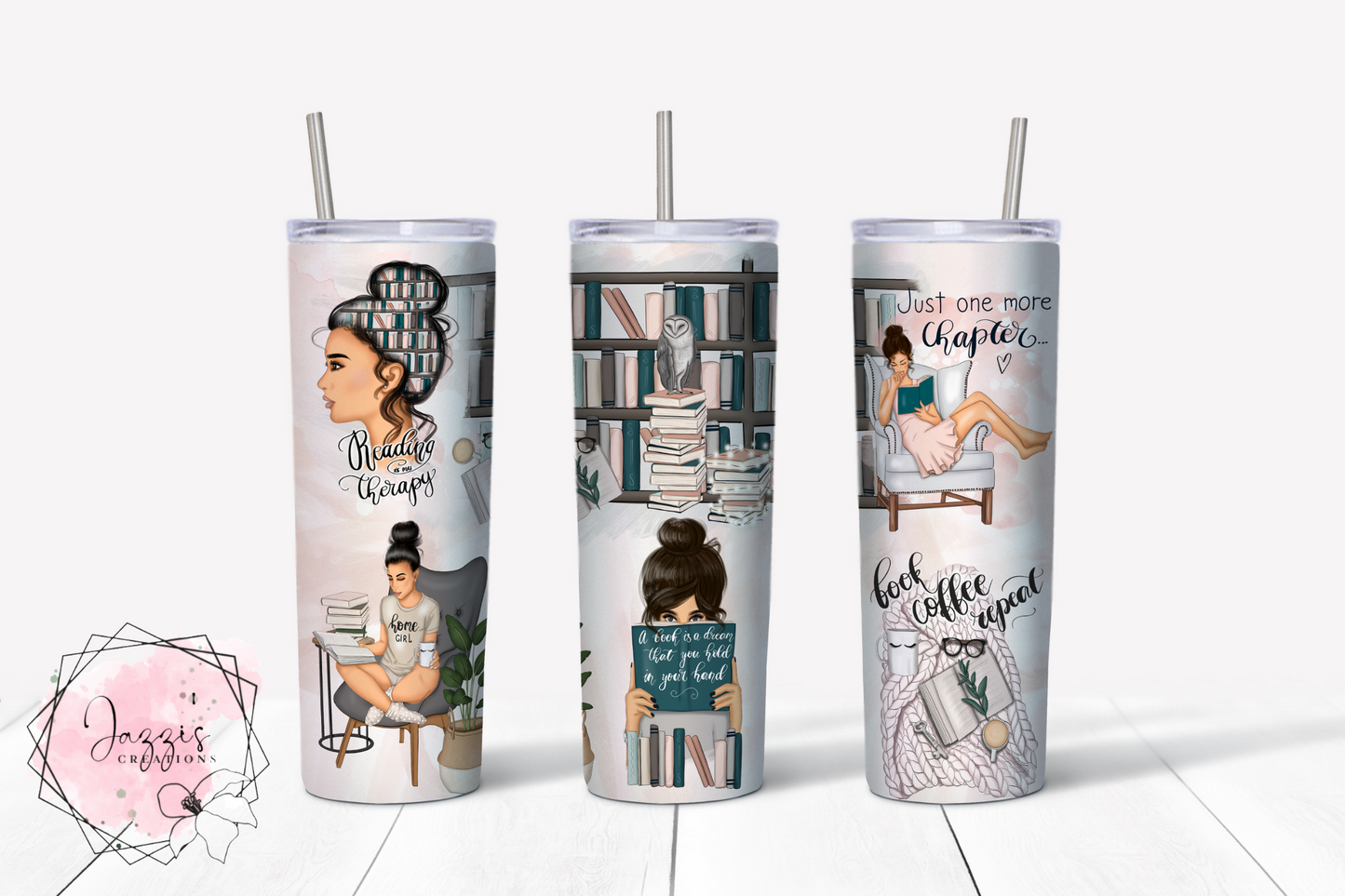 Reading is my Therapy Tumbler
