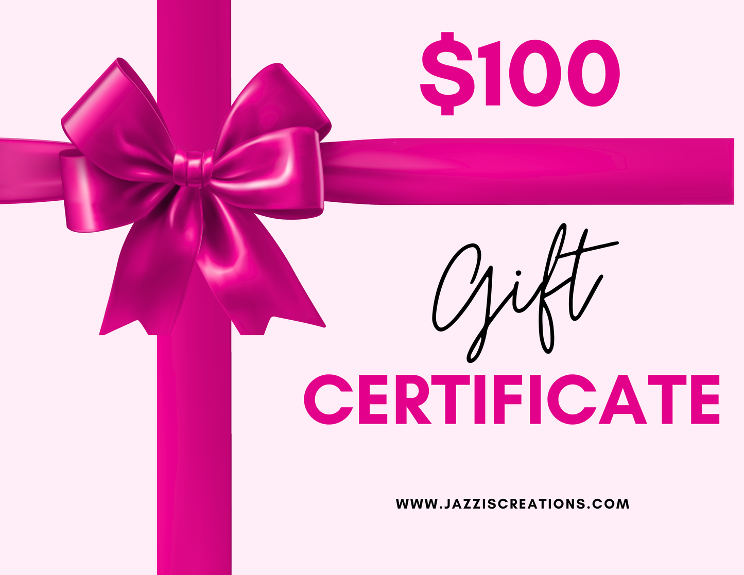 Jazzis Creations Gift Certificate